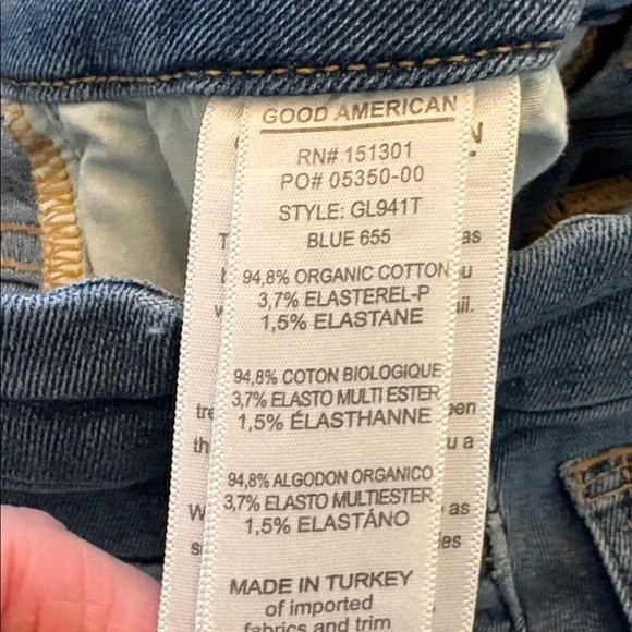 Good American Good Legs Ultimate Skinny Jeans Size 8/29 NWT - Picture 5 of 7